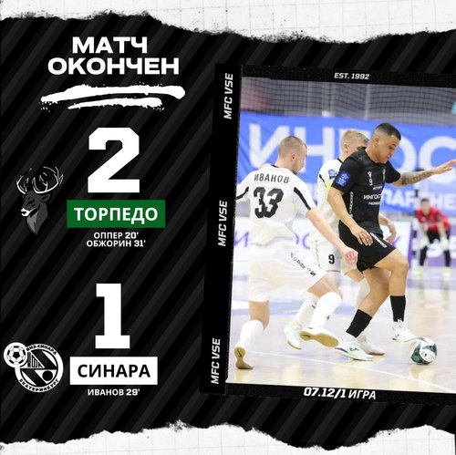 Торпедо – Синара. Итоги первого матча